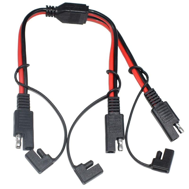 14AWG DC SAE 1 to 2 Automotive Extension Cable with