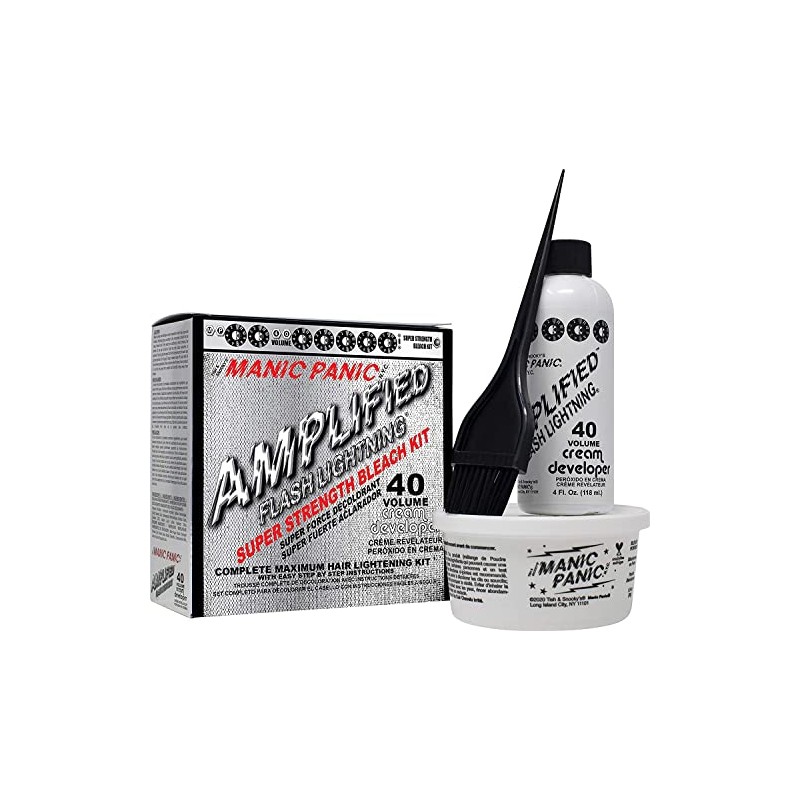 Manic Panic Flash Lightning Hair Bleach Kit 40 Volume.