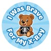 Pack of 144 Teddy Bear X-Ray Reward Stickers (30mm) X-Ray