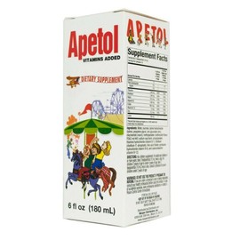 Apetol Dietary Supplement for Kids,  6 fl. oz.     Exp.  04/2024