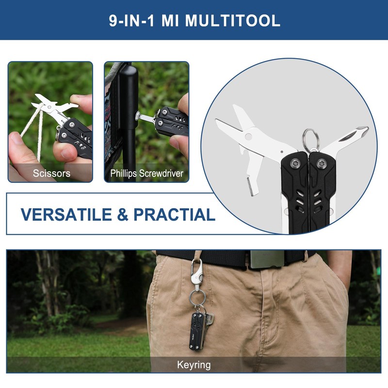 NexTool TSA Multitool, Mini Sailor Lite Multi Tool 11 in