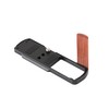 FocusFoto L-Shaped Wooden Handle Grip Quick Release Plate for Panasonic