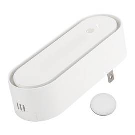 Ultrasonic Insect Repeller White Ultrasonic Diffuser Night Light Ultrasonic Pest Repellent for Bedroom Office 90‑240V US Plug