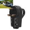 30A Male Plug Electrical Adapter with Ergonomic Grip Handle for