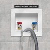 Everflow 2586-2 Washing Machine Hose With 90 Degree Elbow, for