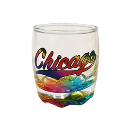 Chicago Jumbo Rainbow Shot Glass
