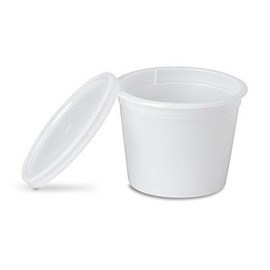 OAKRIDGE PRODUCTS Deluxe Contenedores de almacenamiento de alimentos de 4 onzas diseñados para nevera y congelador (paquete de 100)