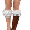 BLULILY 1 Pair Stretch Lace Boot Cuffs Leg Warmers Socks