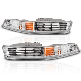 AmeriLite Bumper Parking Lights Amber Pair for 1994-1997 Acura Integra - Passenger and Driver Side