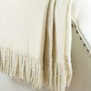 CUDDLE DREAMS Exclusive Mulberry Silk Throw Blanket with Fringe, Naturally