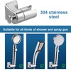 Universal Hand Shower Holder, Adjustable Shower Head Holder, Wall Mounted