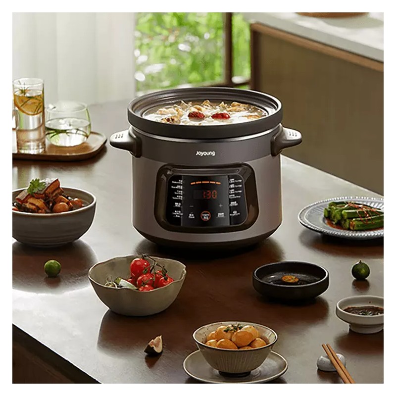 Joyoung Electric Purple Clay Slow Stew Soup Pot Slow Cooker