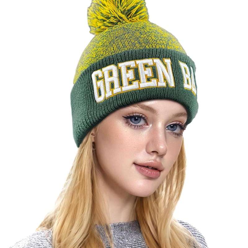 YANGUMGUAN Green Bay Beanie for Men and Women Toboggan New