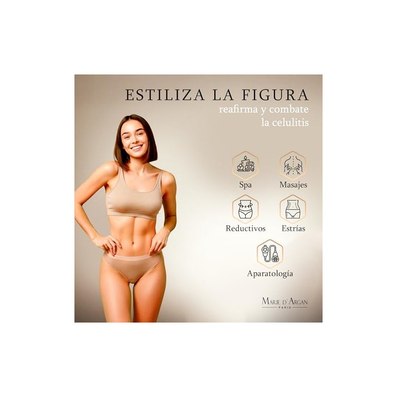 Kit Moldeador de Cuerpo y Reafirmante Marie d'Argan, Reductor de