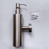 Single 250ML Soap Dispenser Bathroom Wall Mounted Shower Gel Shampoo