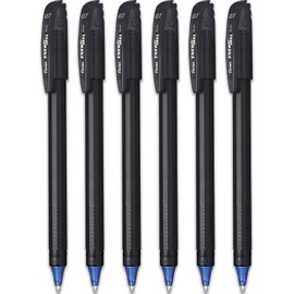 Pentel Energel Rollerball Pen - BL417R - ECO 96% Recycled - Blue Ink - Pack of 6