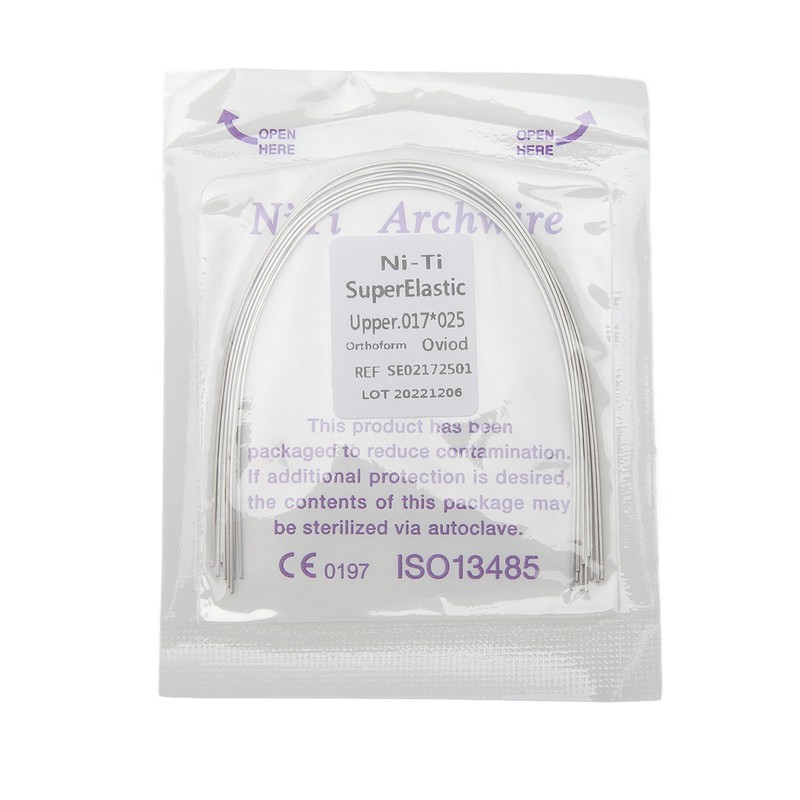 50pcs Orthodontic Rectangular Arch Wire Nickel Titanium Dental Orthodontic Arch