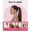 Youngsmile Human Hair Ponytail Extensions 14 Inch 65g Clip in