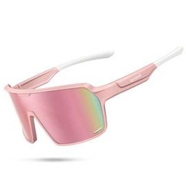 Lamicall Cycling Glasses Men Fast Glasses Women - [Full Rim, Windproof] TR-90 Ultralight Sunglasses Bicycle with UV400 Protection, Polarised Running Glasses Sports Glasses for Bicycle Ebike Running
