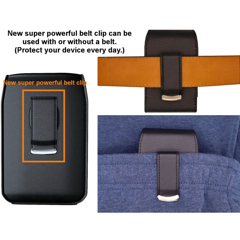 Classic Premium Pouch Case with Belt Clip for Medtronic: minimed