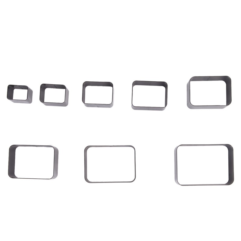 8pcs Leather Punch Cutter Mold High Carbon Steel Hollow Punch