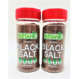 BLACK SALT (KALA NAMAK) / Fine Grain /8oz (2 Bottles Pack)