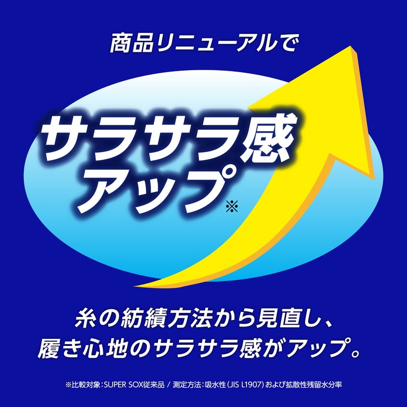 Okamoto 495901 Men's 24 Hour Odorless Super Sock Striped Crew