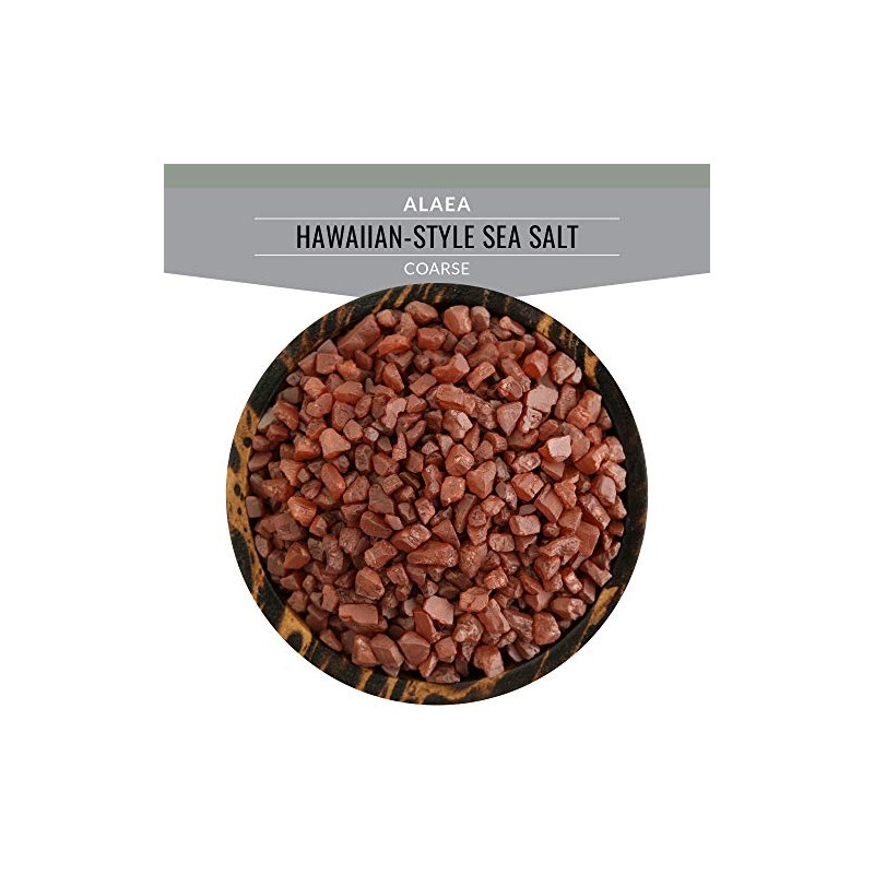 SALTWORKS Artisan Salt Company Alaea Red Hawaiian-style Sea Salt, Coarse