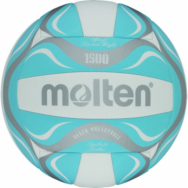 Molten BV1500-LB Beach Volleyball White/Blue/Silver 5