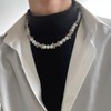 Gothic Thorns Pearl Choker Punk Hip Hop Necklace for Women