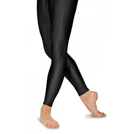 Roch Valley Footless Nylon/Lycra Tights Age 7-8 Black