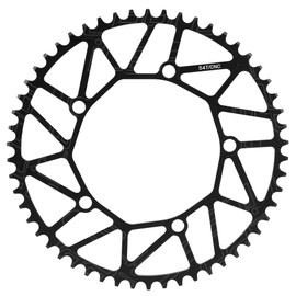 ZTTO Ultra Light LP Bike Positive &amp; Negative Teeth Single Chainring 130BCD Chain Wheel Bicycle Accessory(54T )
