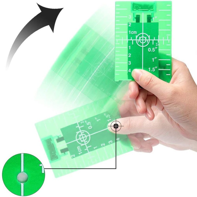2PCS Magnetic Floor Targets Plate, Laser Target Plate Card, Target