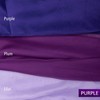 Basic Sense Plain Chiffon Soft Sheer Scarf, Purple