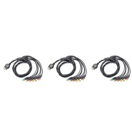 3X Suitable for PS2/ Component Cable 1.8M Suitable for PS 2/3 High Resolution Game Cable Accessories