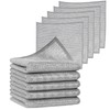 10PCS Double Layer Wire Dishwashing Cloths, 20x20 cm Multifunctional Non