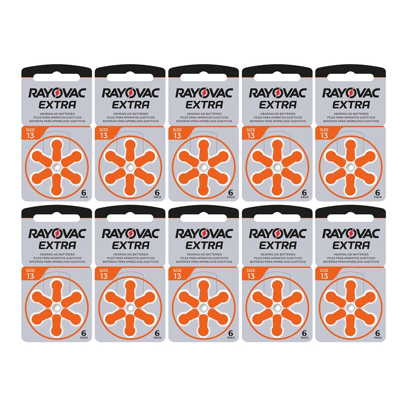 RAYOVAC WNS-emg-World Big Box Pack Extra Type 13 Hörgerätebatterien Zinc