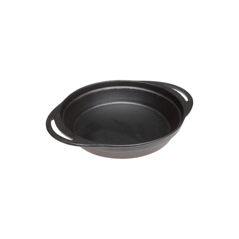 Pie Pan - Pre-Seasoned Cast Iron 12 x 9.5 x