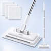 Snap Grip Mini Mop with Zero Touch Press System,7in Microfibre