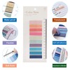 2400 Pcs Morandi Sticky Tabs, 12 Sheets Sticky Index Tabs,