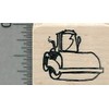 Steamroller Rubber Stamp, Construction Equipment Series