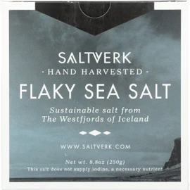 Saltverk Sea Salt - Sea Salt Flakes | Food Salt | Coarse Sea Salt | 250 g | Mineral Icelandic Sea Salt