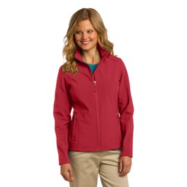 Port Authority Ladies Core Soft Shell Jacket. L317, Rich Red, M