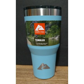 Ozark Trail NEW Double-Wall Vacuum-sealed Stainless Steel Tumbler, 32 oz Blue