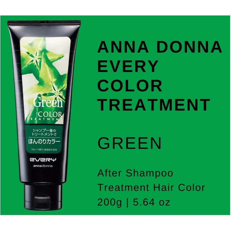 Anna Donna Every Color Treatment 160g - Green (Green Tea