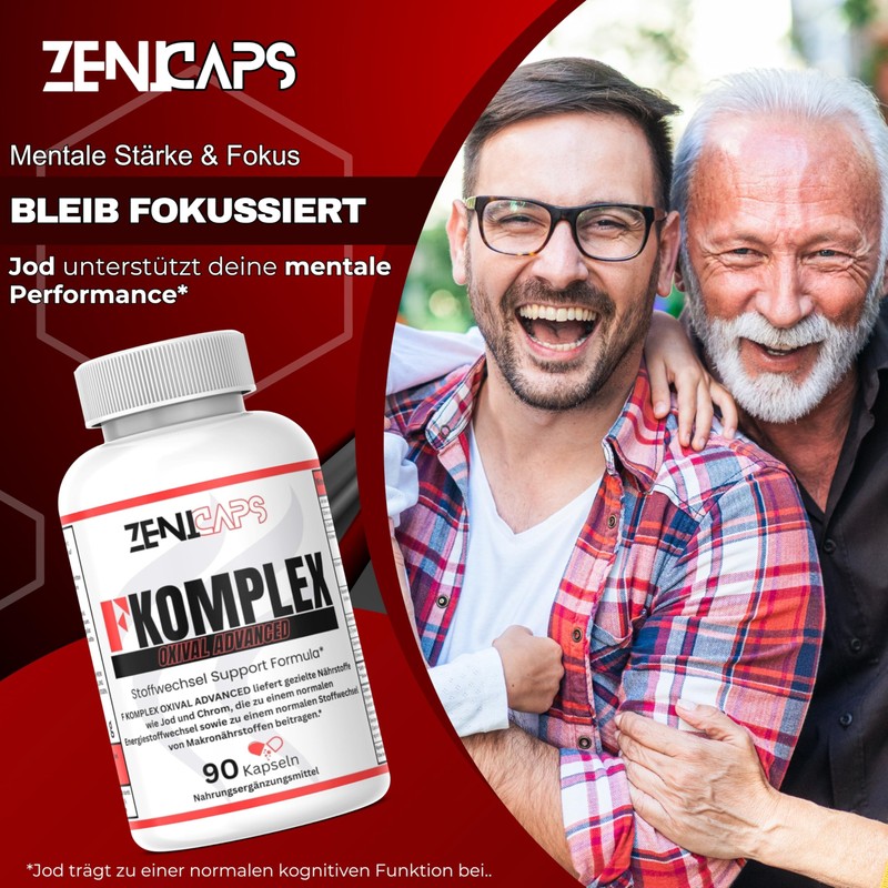 ZENICAPS F Komplex OXIVAL ADVANCED Original Capsules Metabolism FComplex Support