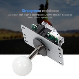 Lazmin Arcade DIY Kit, 1 Spieler Joystick, 10x Arcade Game Buttons, 1x Control Board, 1 x Flachkabel Pack, 1 x USB Kabel, für Rapsberry PI PC