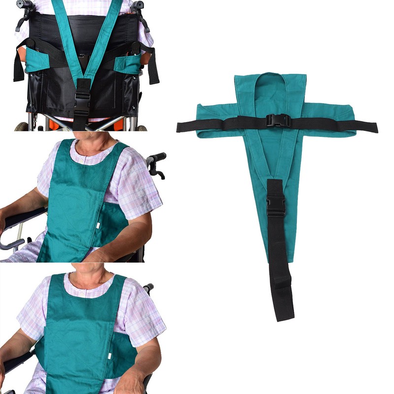 Wheelchair Seatbelt Adjustable Soft Breathable Waterproof Restraint Straps for The