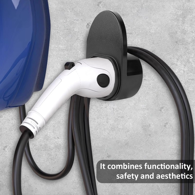 Charging Cable Holder Type 2 Wall Mount, Wallbox Cable Holder