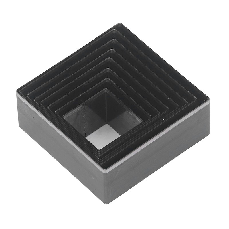 8Pcs Leather Cutting Mold Alloy Steel Square Shape Leather Punching